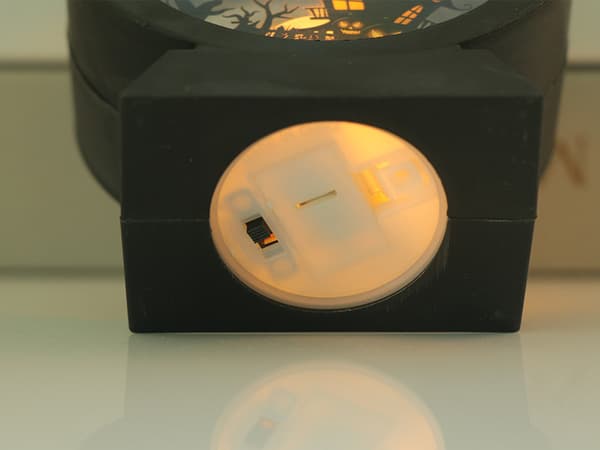 1-pakke Halloween-dekorasjoner Vindlampe Pynt LED Elektronisk Lys