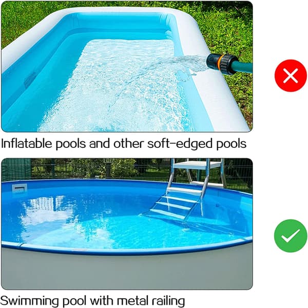 12 par 8 cm poolafdækningsklemmer Poolafdækningsklemmer