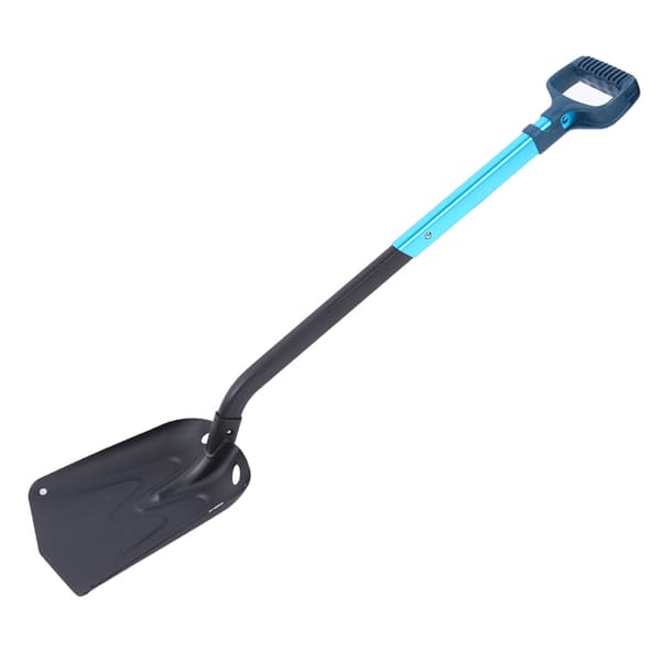Multifunctional Foldable Aluminum Alloy Snow and Mud Shovel with Long Handle for Climbing and Camping