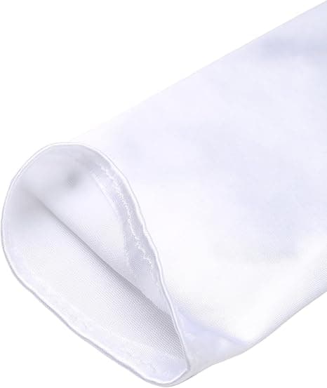 Lange satinhandsker til kvinder - handsker til bryllup - satinhandsker - klassisk aftenkjole. Hvid