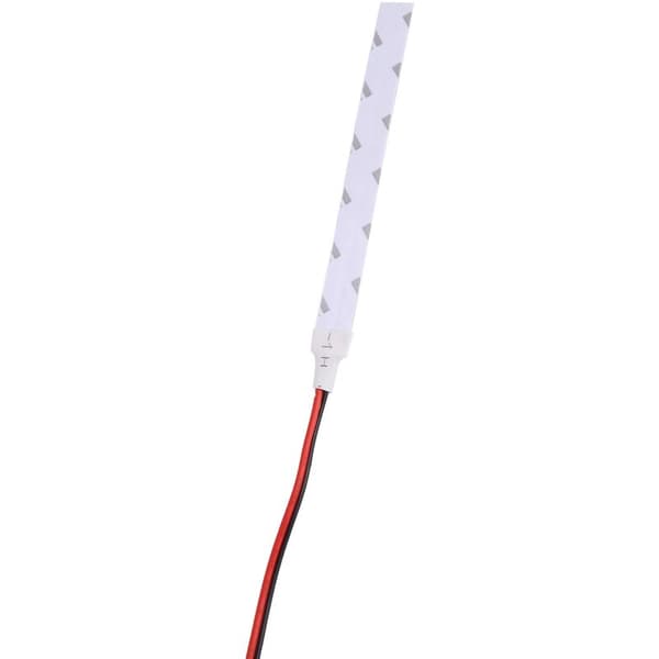 2X 10cm 12V White 6 LED 5630 SMD Strip Light for Car Boat Motor Van Waterproof