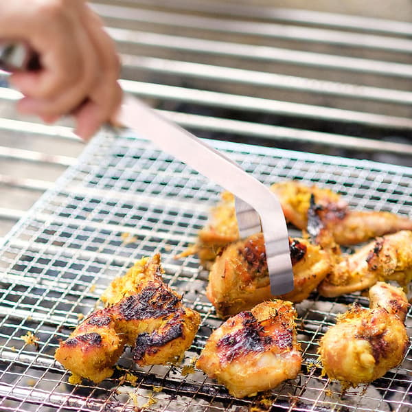 Grillklype BBQ Grilltang Spatel Brød Kjøtt Stekt Mat Baking Rustfritt stål