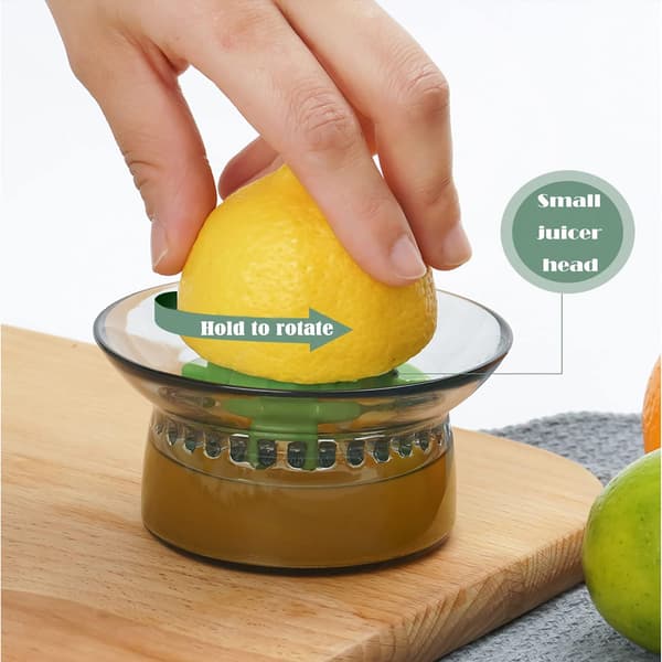 2-i-1 Manuell Juicer Citron Apelsin Citruspress 9x8 cm