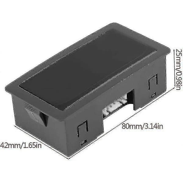 Digital turteller - 4 LED digitale turtellere hastighetsmåler + NPN Hall Effect Proximity Detector Sensor 1 sett