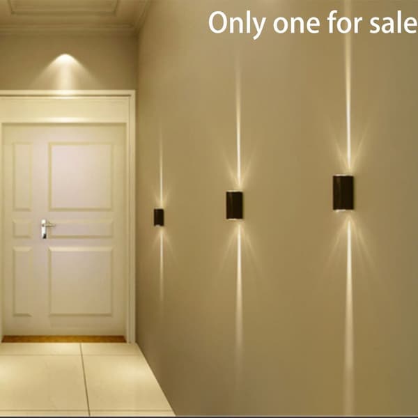 Moderne LED-væglampe til IP65 Aluminium Down Down Led-lys Udendørs Væglampe 6W Indendørs Badeværelse Have Veranda Lampe A