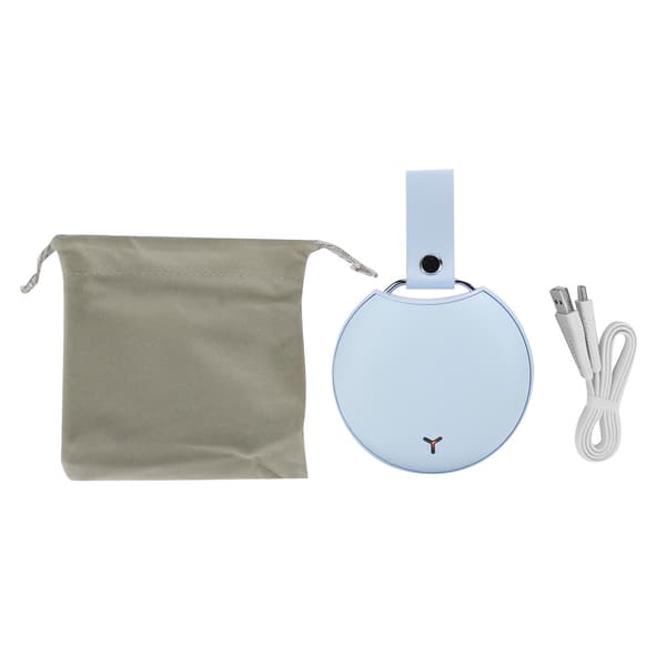 Portable USB Rechargeable Hand Warmer with Constant Temperature for Women - Blue