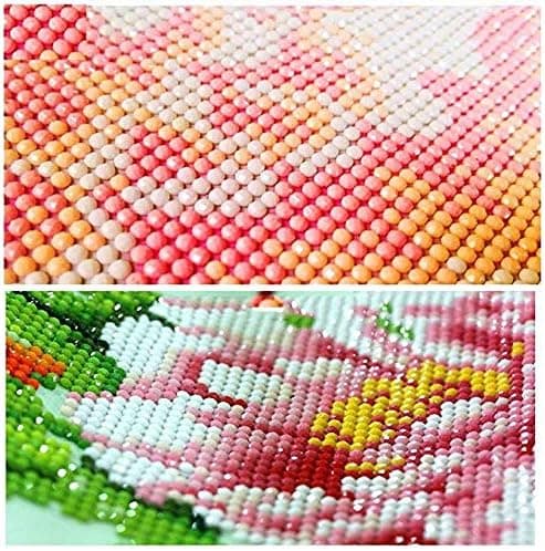 30*40CM 5D DIY Diamantmaleri Sæt - Månekat - Fuld Diamant Cr