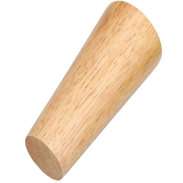 Set med 4 snedställda möbelben i massivt trä, 15 cm, ersättningsben