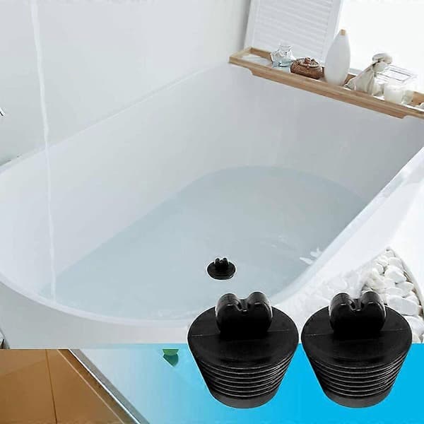 3 Pieces Universal Drain Plugs Heart-shaped Universal Bathtub Plugs