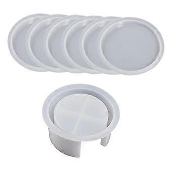 Coaster Resin Molds, Coaster Silicone Mold with Storage Box, Epoxy Resin Molds for DIY Resin, Cup Mats, Home Decor Set set