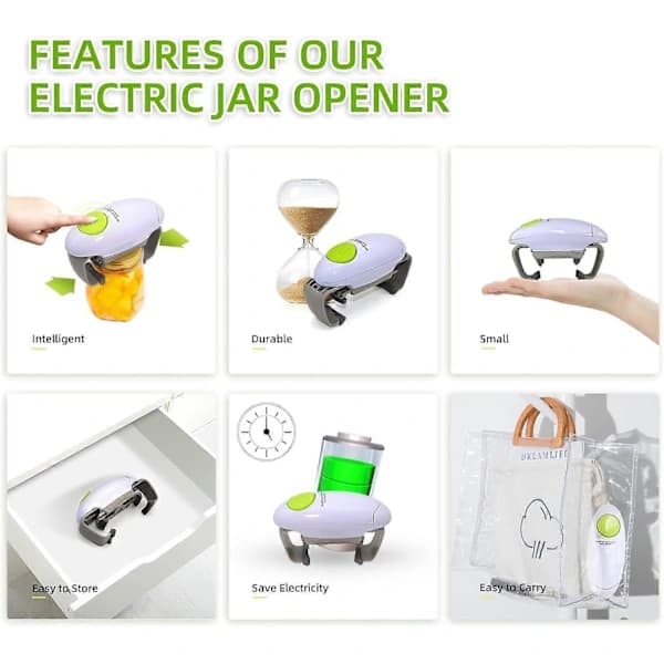 2025 New Electric Can Opener, Automatic Bottle Opener for Seniors/Kids/Chefs/Arthritis/Weak Hands Strong[co]