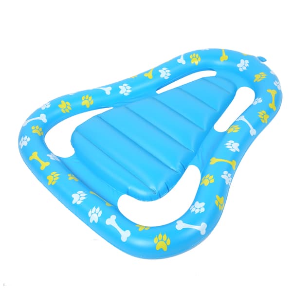 Pet Floating Row PVC Thicken Summer Dog Pool Float Inflatable Raft Pet Water Play Tool