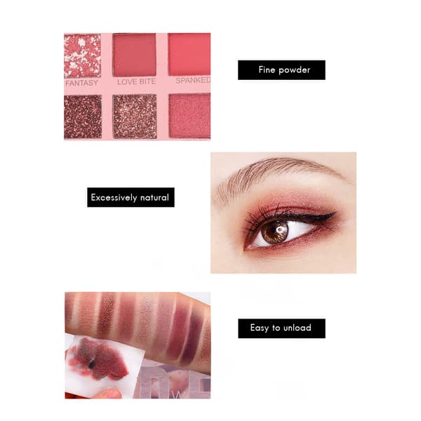 18 Color Eyeshadow Palette Makeup Pearlescent Metallic Eyeshadow Palette Makeup Accessories