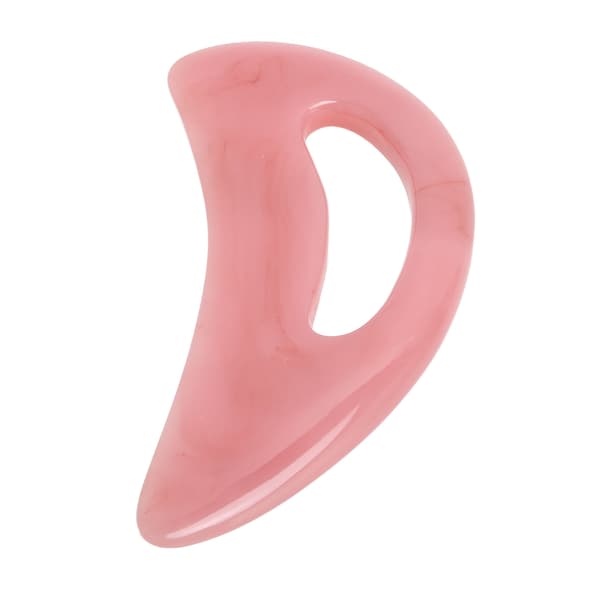 Full Body Resin Gua Sha Plate, Scraping Massage Board for Home Use, Pink L