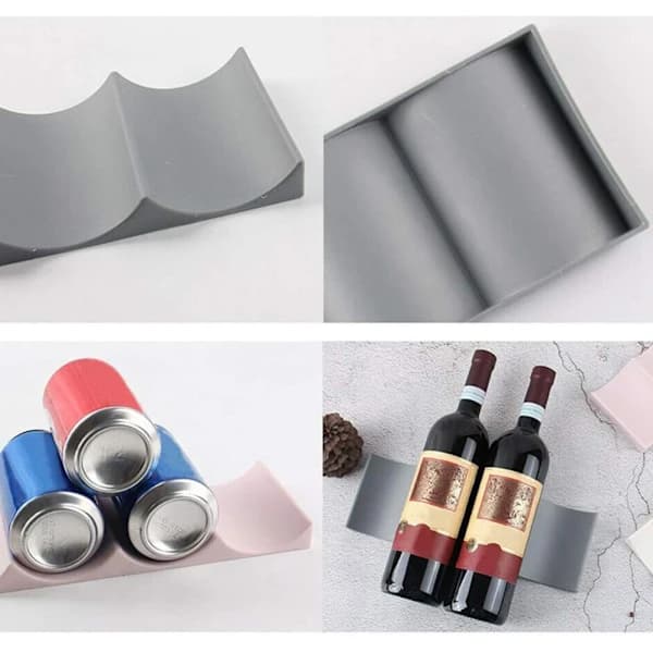 European Style Wine Rack, Countertop, Bottle Display Mat, Wine Holder, Storage Organizer