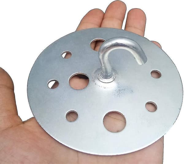Metal Rund Base Loftkrog 90mm Kraftig Lysekronekrog Montering, 2 Stykker