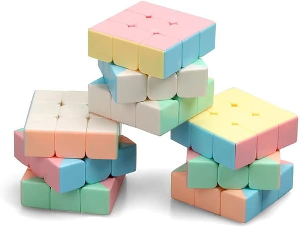 Magisk kube-sett, pedagogiske hastighetskuber 3-pakning med 2x2x2 3x3x3 S