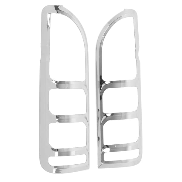 2pcs Tail Light Cover ABS Chrome Glossy Stylish Tail Lamp Frame Replacement for HIACE H200 2005-2014