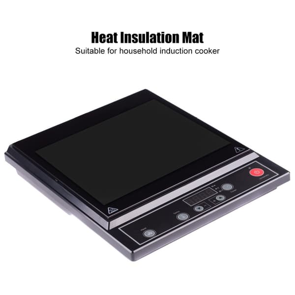 Kitchen Silicone Induction Cooker Heat Resistant Mat Non-Stick Reusable Protective Mat 25x35cm