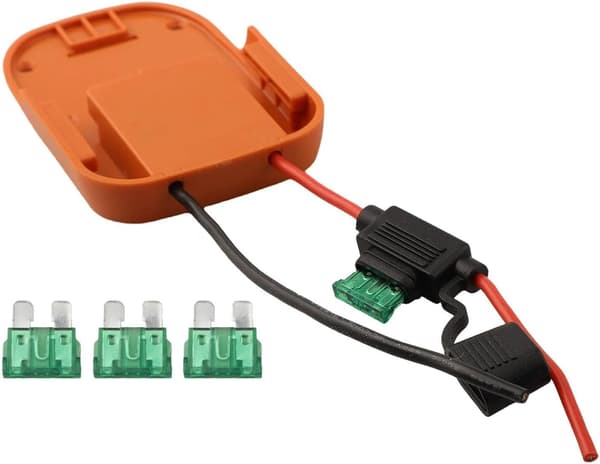 Robust batteriadapter Ridgid och AEG säkerhetsfunktioner säker anslutning för 18V med förebyggande
