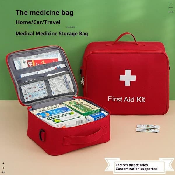 Portable First Aid Bag Home Storage Emergency Kit EVA Bag Blue Blue Blue