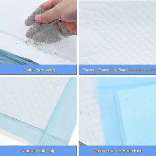 100-pak engangsbleieunderlag for babyer 60*60cm