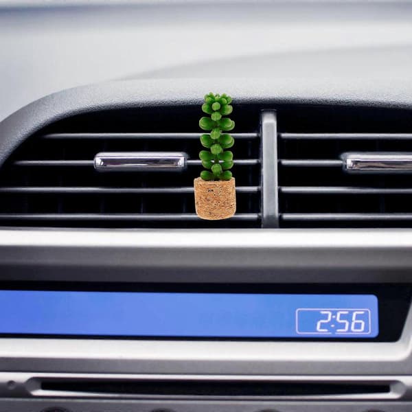 1 Set Miniature Succulent Bonsai Refrigerator Magnet Succulent Planter Magnet Refrigerator Decoration