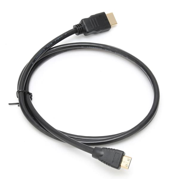 HDTV to HDTV Cable HD Multimedia Interface Type A to C Extension Converter Cable 1m (OD:5.0)