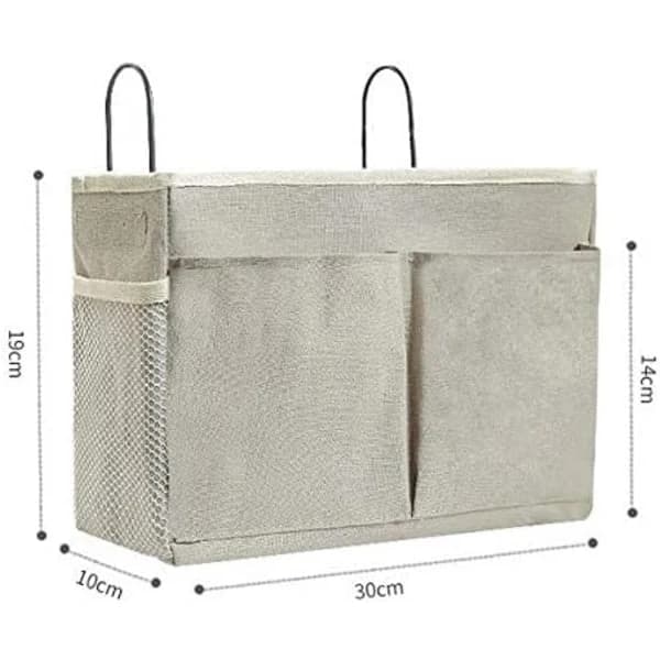 Bedside Caddy/Bed Storage Bag Hanging Organizer for Bunk Bed