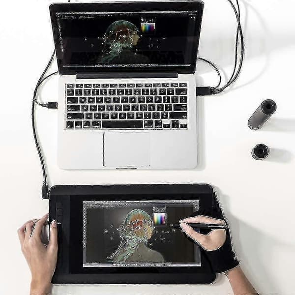 Xp-pen 3-i-1 USB-kabel passer til kompatibel Artist 12 Innovator Display 16 Grafiktablet-o