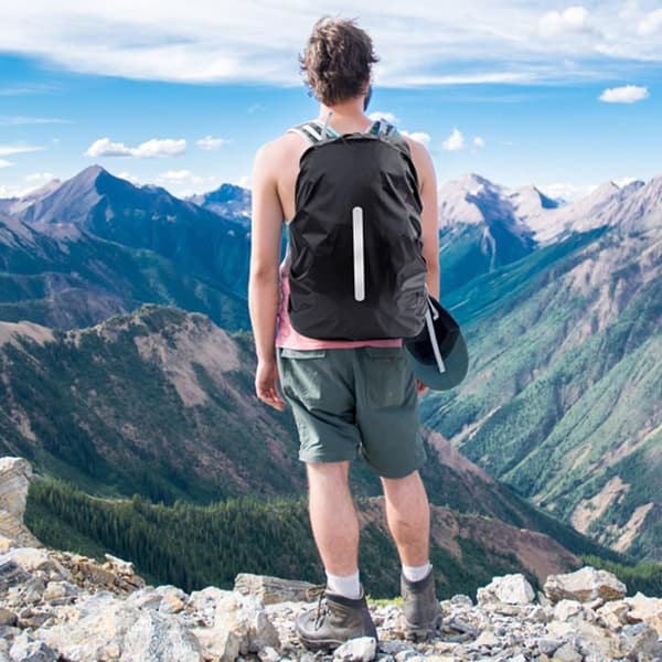 Waterproof Backpack Rain Cover, 2-Pack, XL (56-70L), Reflective, for Hiking and Camping