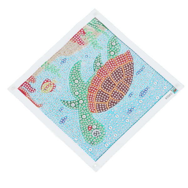 Diamond Painting Cartoon Sea Turtle Realistic Effect Super Flash Improves Hands-on Skills Elegant Pattern Room Decorations