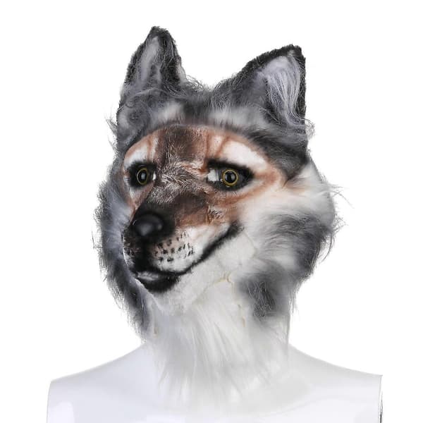 Hodeplagg Kostyme Maske Ulv Hodeplagg Kostyme Maske Ulvemaske