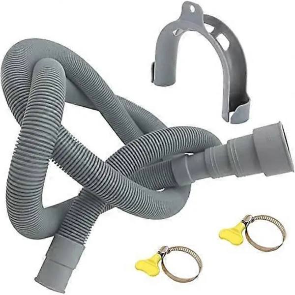3M Washing Machine Hose, Drain Hose Replacement Kit with 20mm 24mm 30mm 38mm Clip Interface