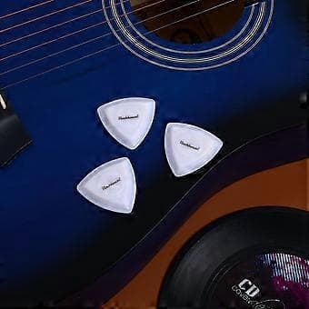 3 st LED Lysande Gitarrplektrum Gitarrtillbehör Akustisk Folkgitarr Plektrum