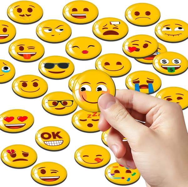 Emoji Magnet Køleskabsmagnet (30 Emoji Magneter)