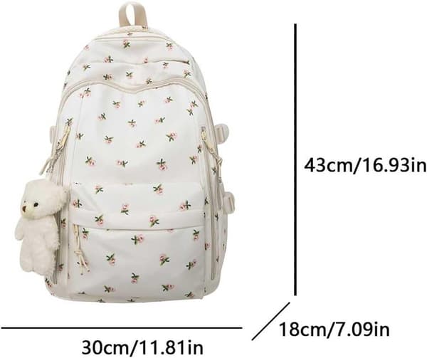 Waterproof backpack, laptop compartment, vacation, office, travel, school bag