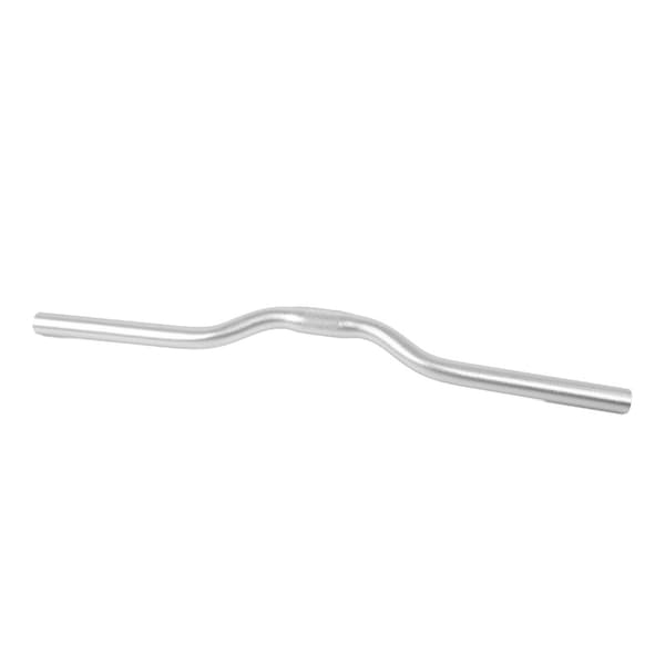 Aluminium Fixed Gear Bicycle Road Bike Fixed Gear Riser Bar Handlebar 25.4mm*520mm (Silver)