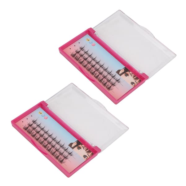 11-13 mm Mixed Individual Eyelashes Soft Flowers DIY Curved Cluster Lash Extensions for Party