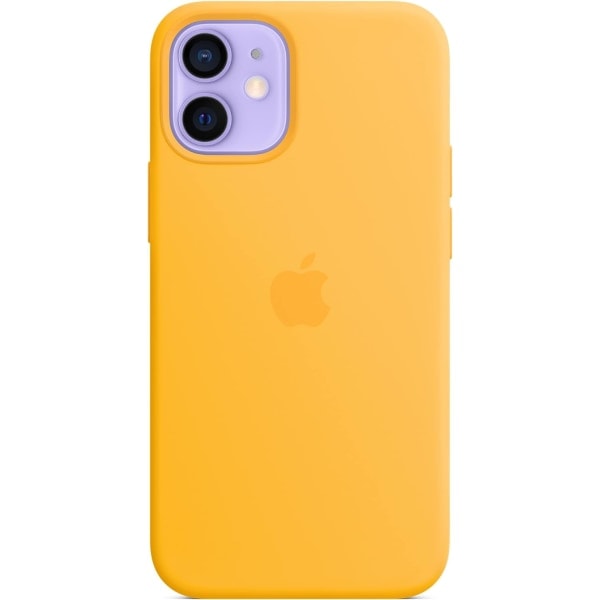 IC Apple Silikonikuori MagSafella (iPhone 12 minille) Auringonkukankeltainen