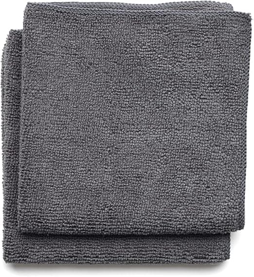 #Microfiber Kitchen Towel (2-pack) Dark Grey 30 x 30 x 0.5 cm#