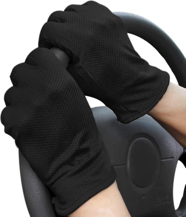 Herre Åndbare Tynde Touchscreen Handsker Sommer Lette Kørehandsker, Sol UV [DB]