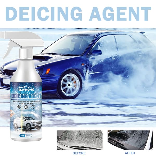 60 ml bilfrontrute defroster midler Rask snøfjerner for bil bil Blå Blue