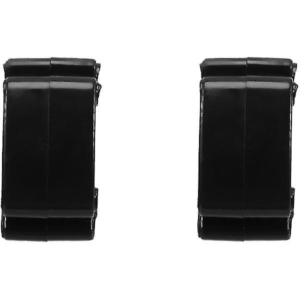 10 stk Guitar Plekterholder Sort Gummi Guitar Plekterholder Fastgjort Til Hovedstok Til Guitar Bas Ukulele