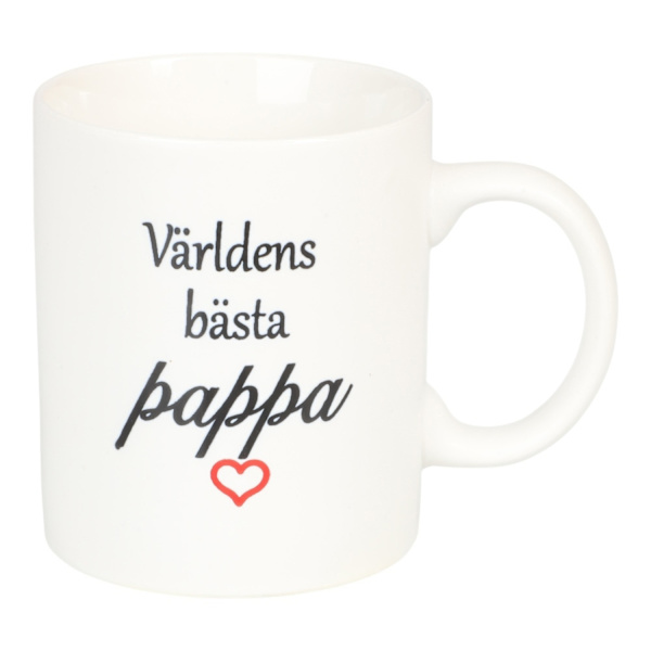 Kopp Verdens beste pappa Vit white