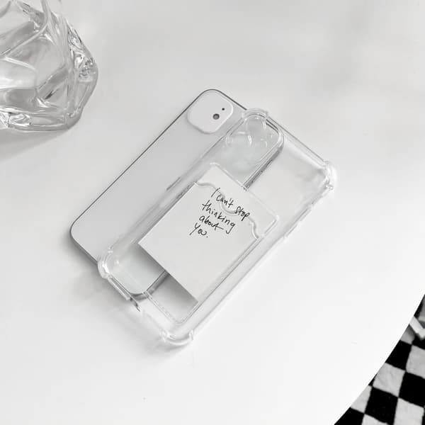Phone Case Protective Cover Slim Clear Soft TPU Flexible Full Body Protection Shockproof Dustproof Phone Card Case for iPhone XR
