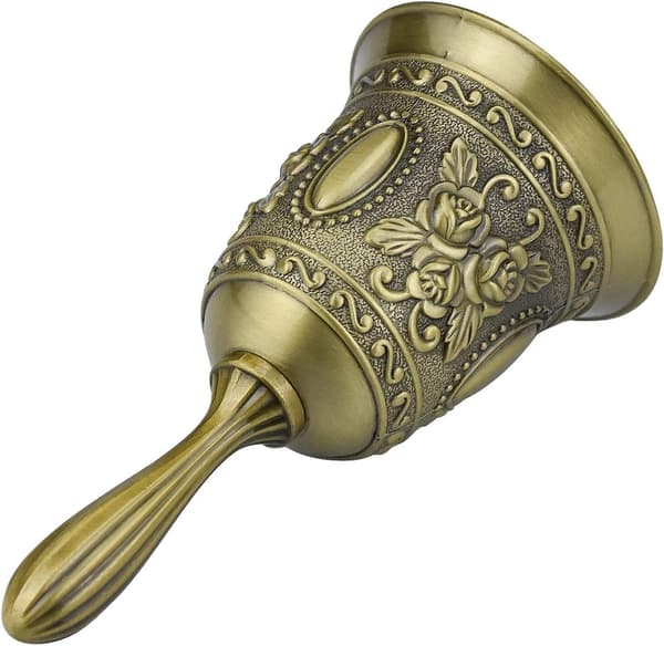Handklocka, Dörrklocka Bordsringklocka Serviceklocka Handklocka Högt Ljud, Juldekoration
