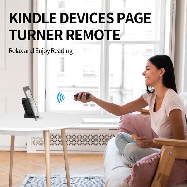 Fjernkontroll for sidevending for Kindle Paperwhite Oasis, Kobo E-leser, Kamerakontroll