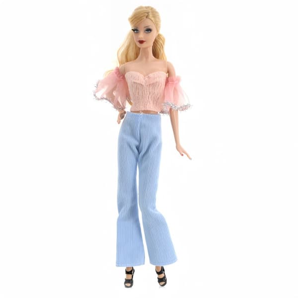 30 cm Barbie-nuken vaatesetti, 6 osaa