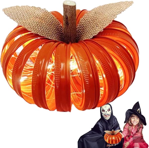 Mikibo Halloween Pumpkin Decorations - Thanksgiving Table Decoration